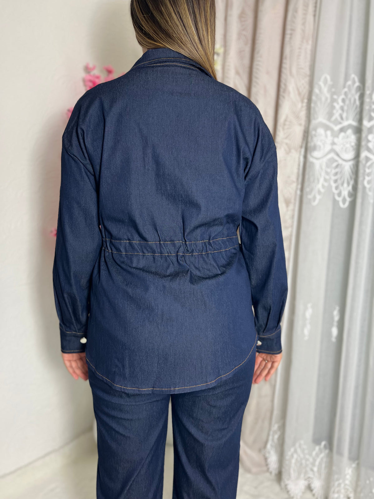 Ensemble deux pièces en denim