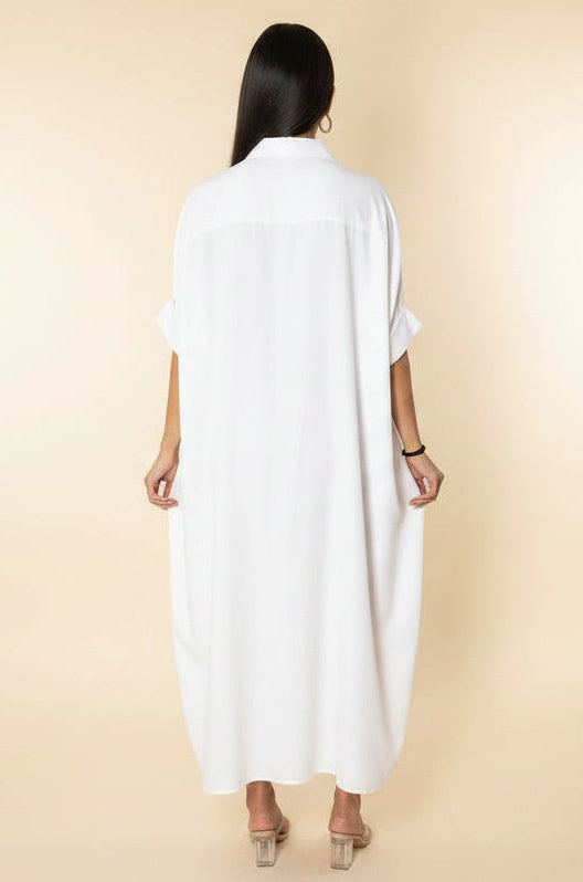 Robe chemise longue