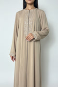 Robe création faite main avec calligraphies arabe