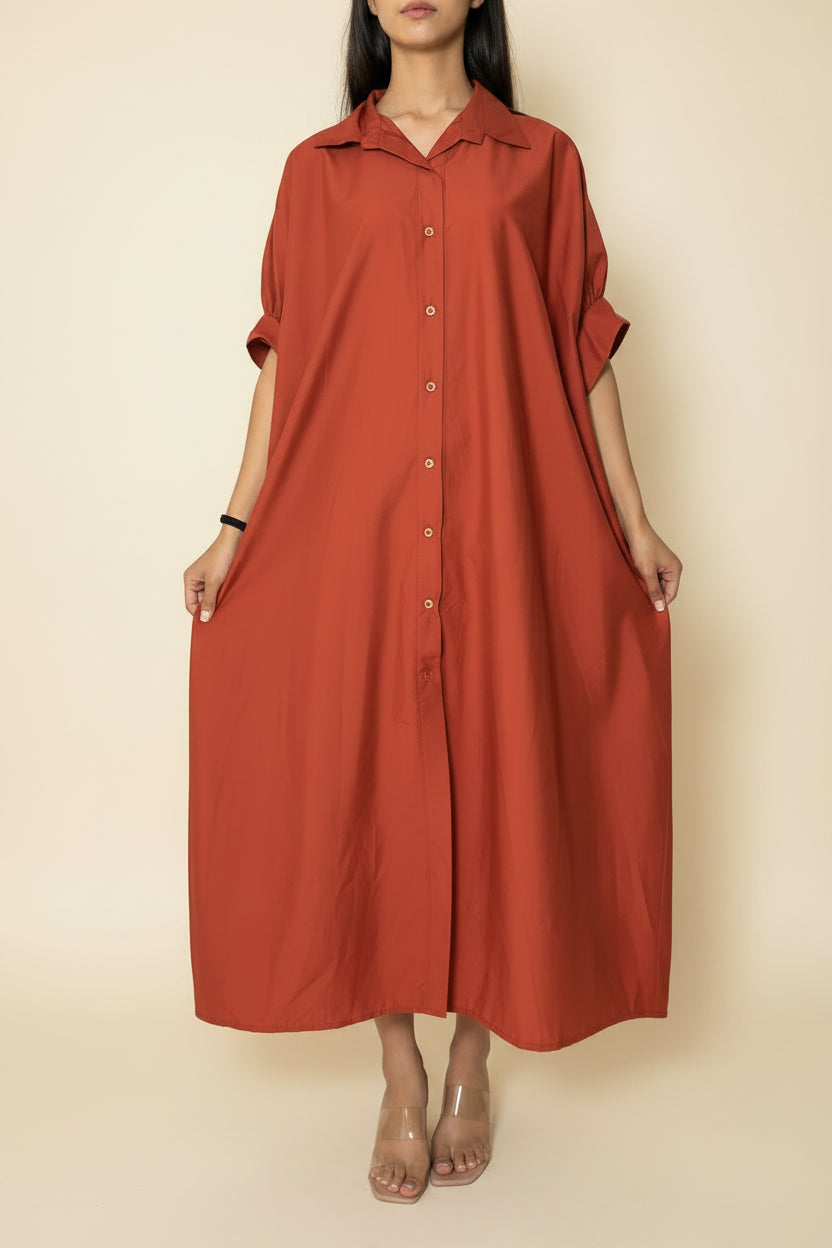 Robe chemise longue