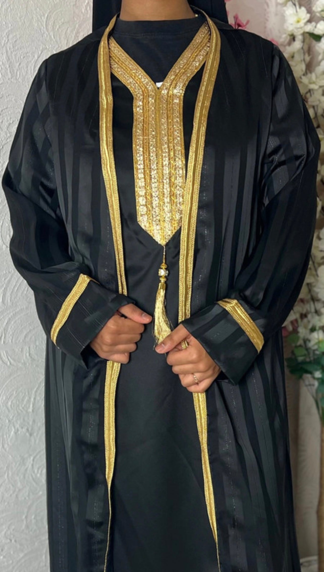 Robe longue création émirati fait main