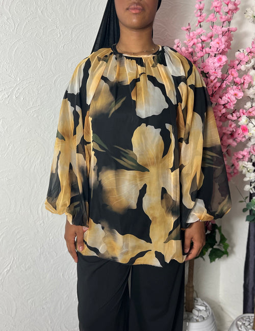 Chemisier fleuri