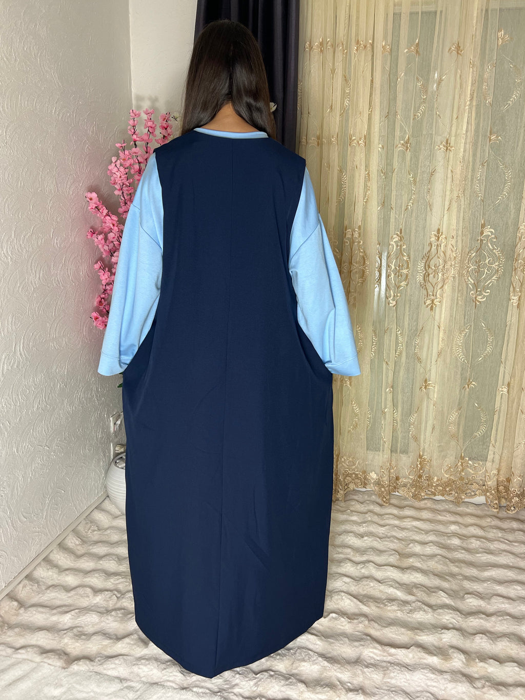 Robe sans manches avec poches