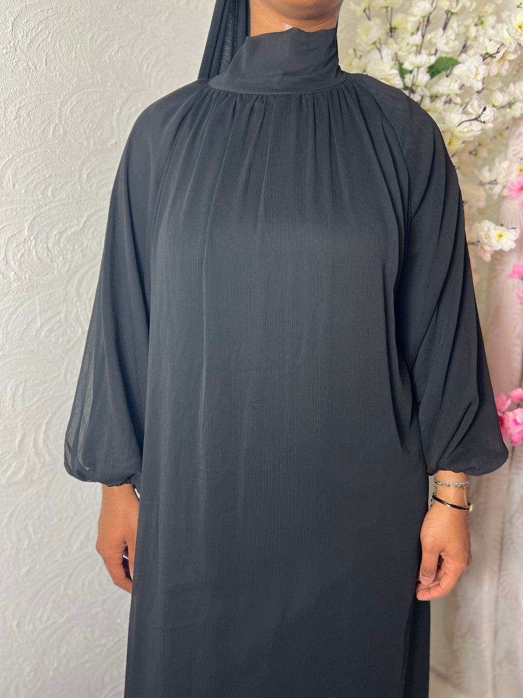 Robe longue à voile doublé