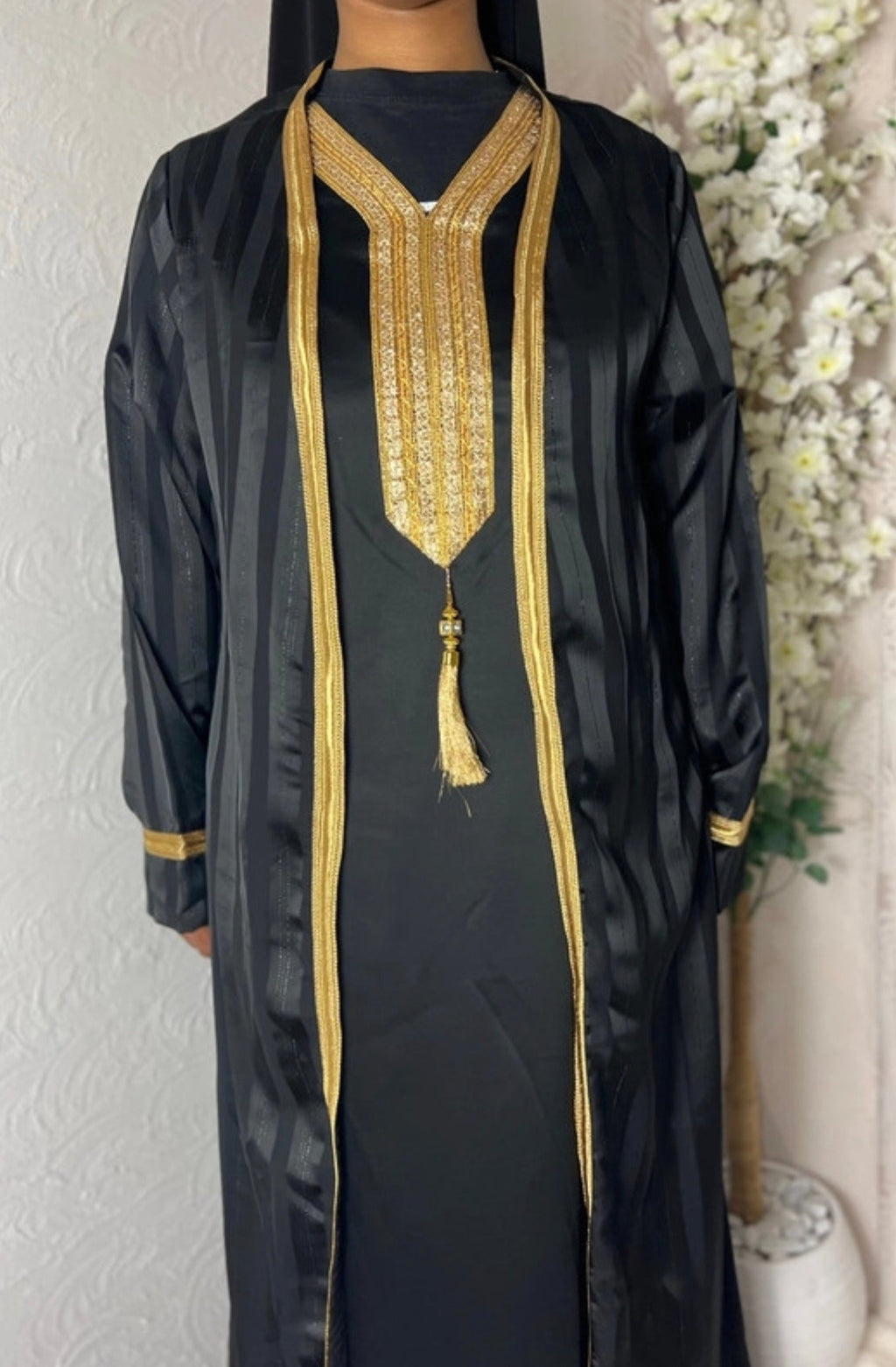Robe longue création émirati fait main