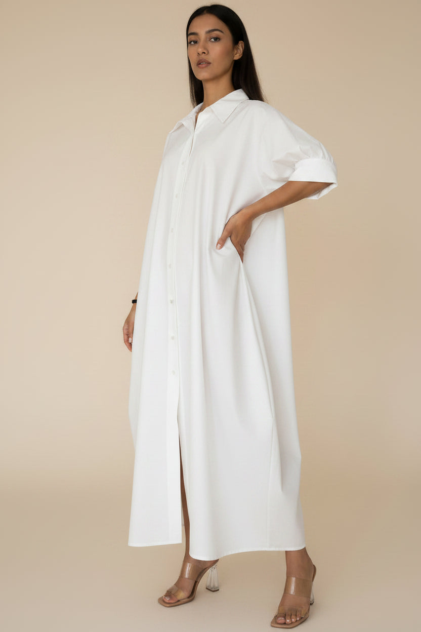 Robe chemise longue