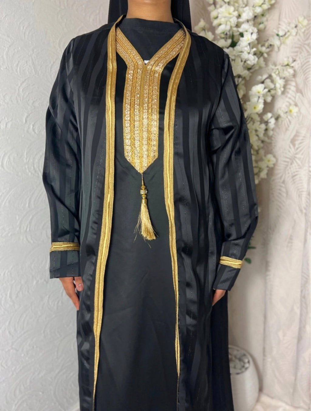 Robe longue création émirati fait main
