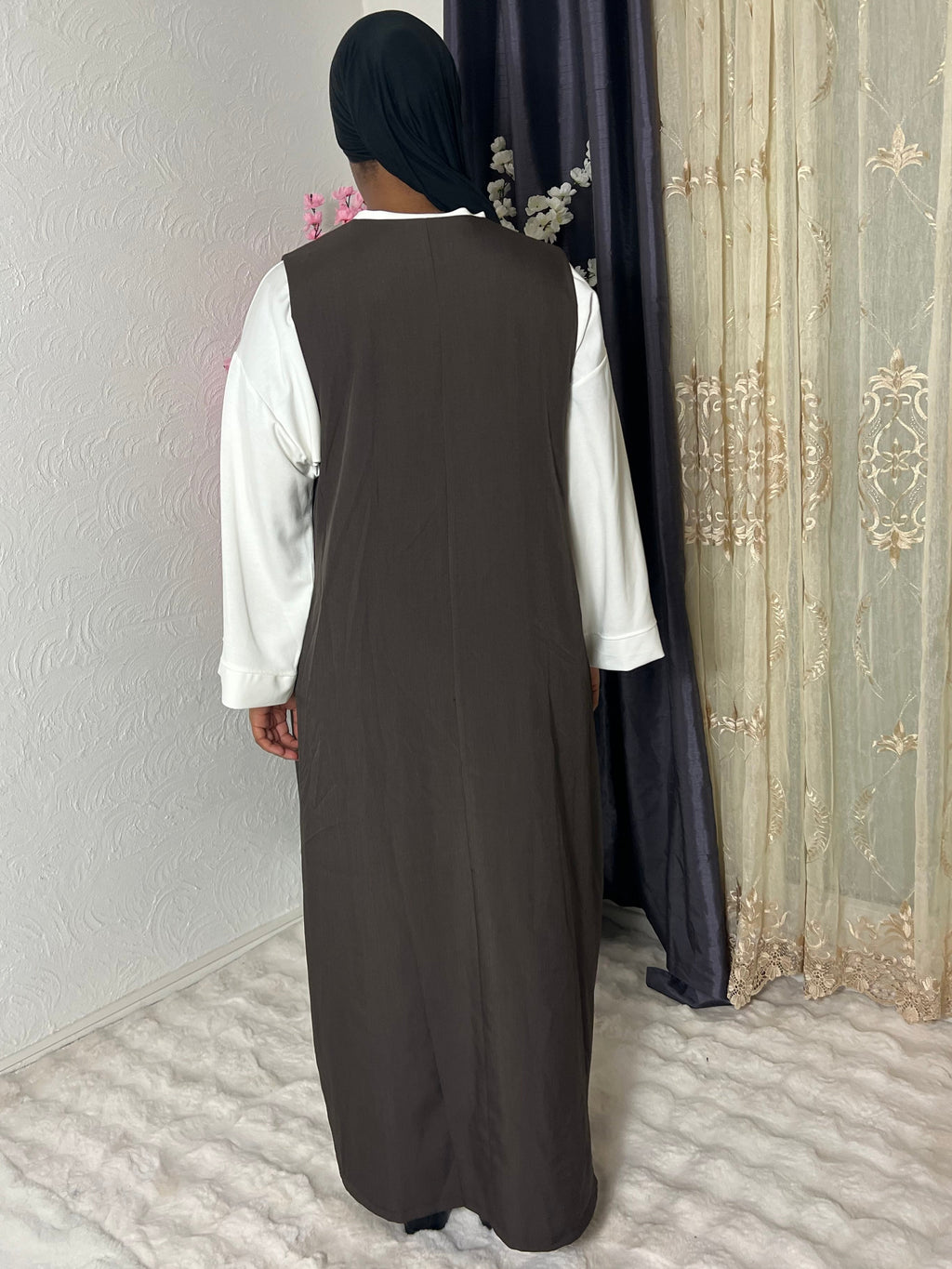 Robe sans manches avec poches