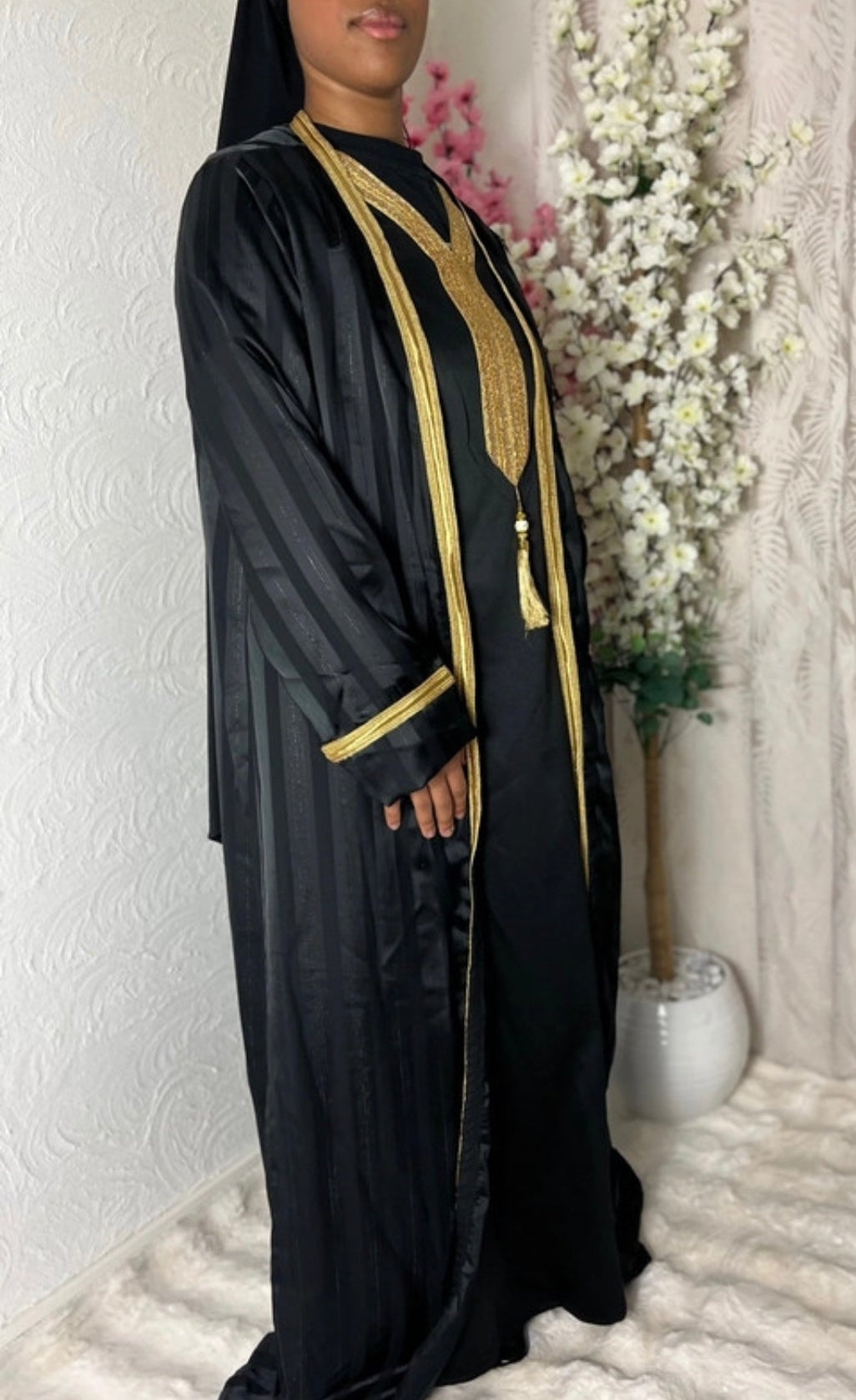 Robe longue création émirati fait main