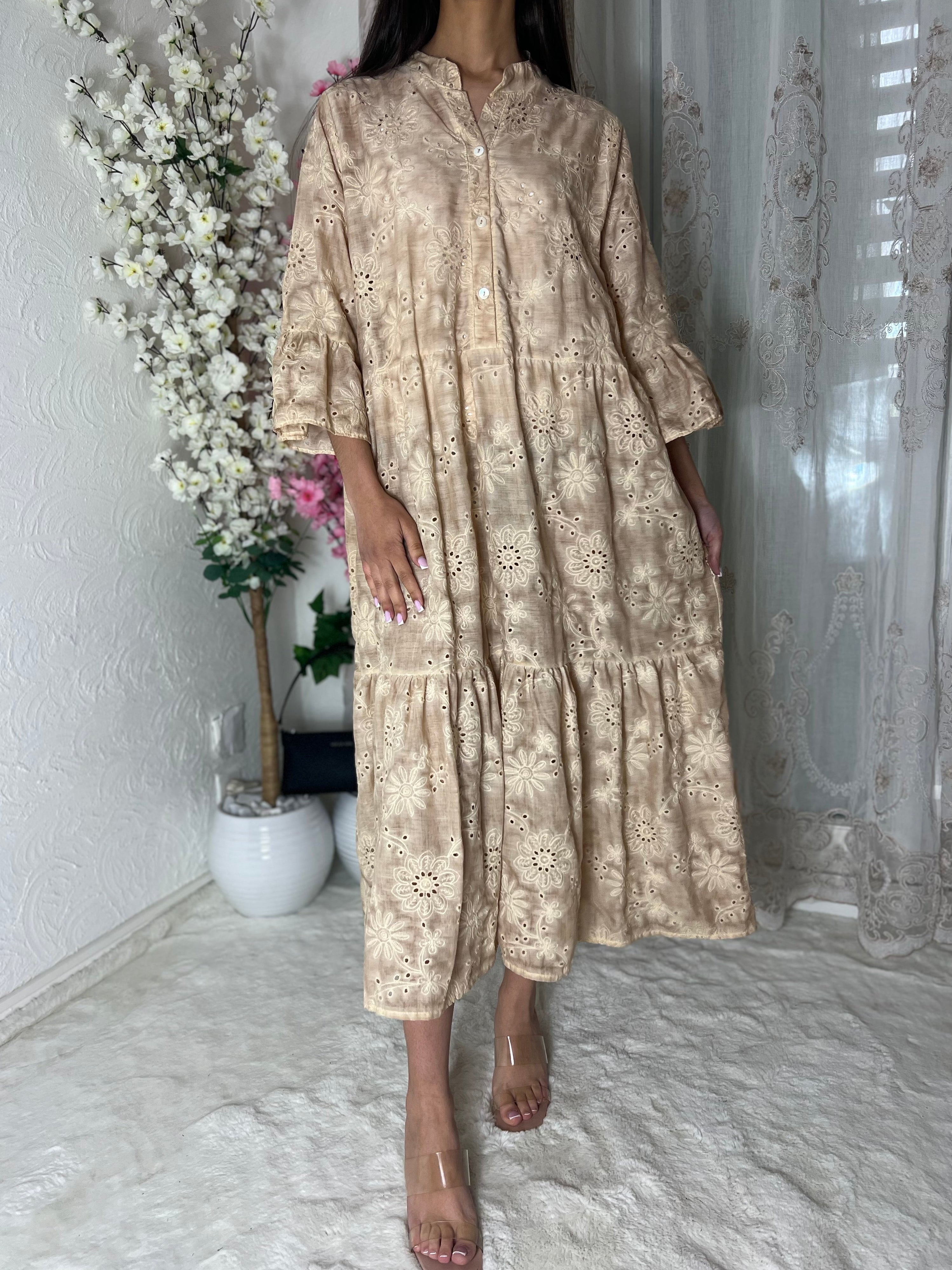 Robe bohème doublée