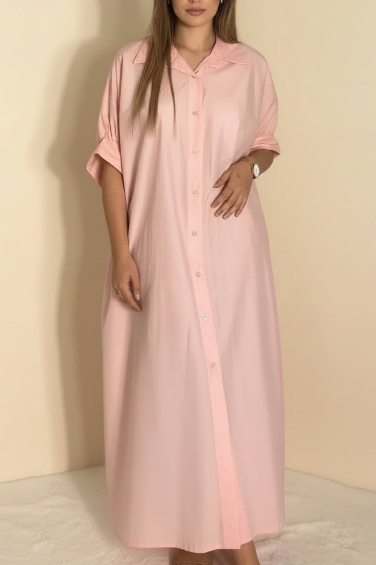 Robe chemise longue