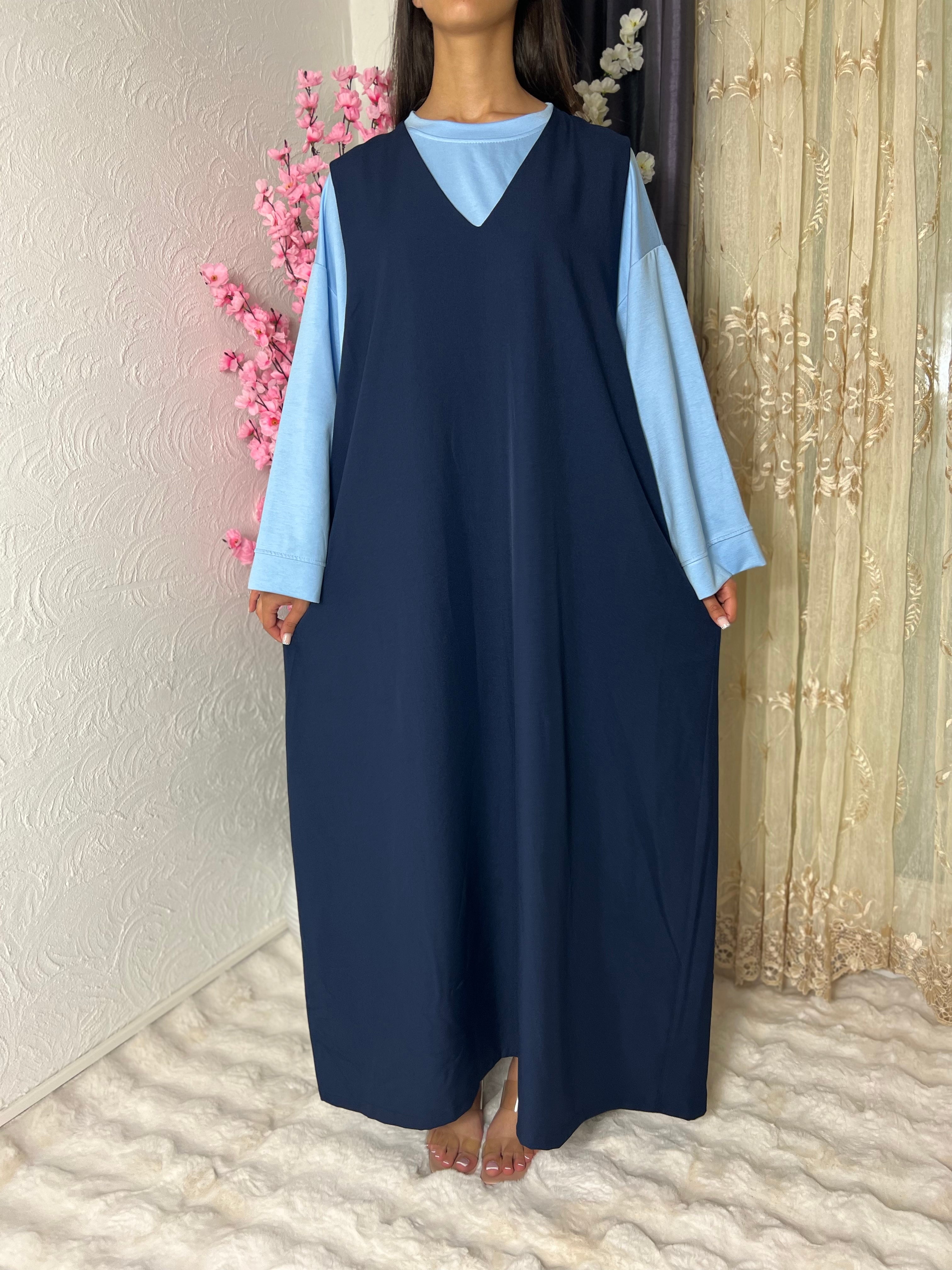 Robe sans manches avec poches