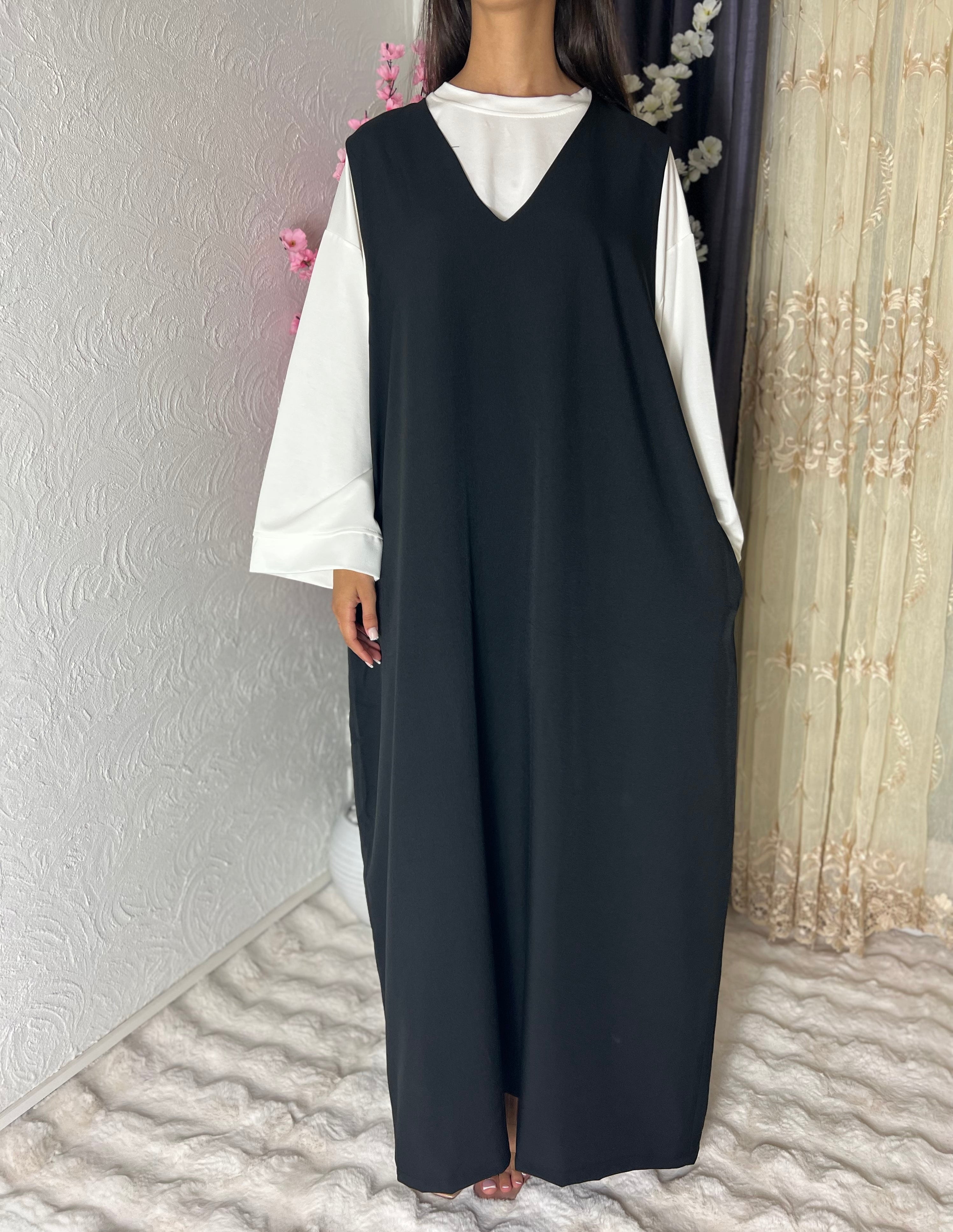 Robe sans manches avec poches