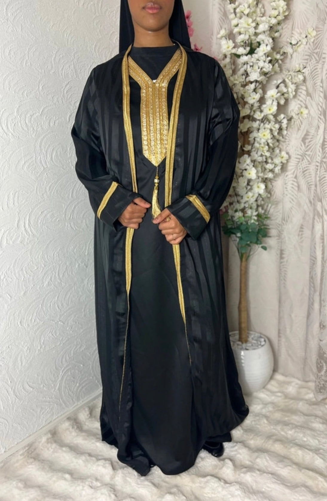 Robe longue création émirati fait main