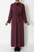 Robe longue à rayures