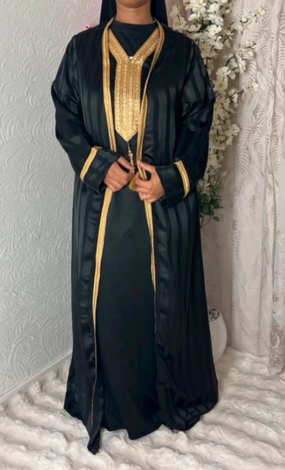 Robe longue création émirati fait main