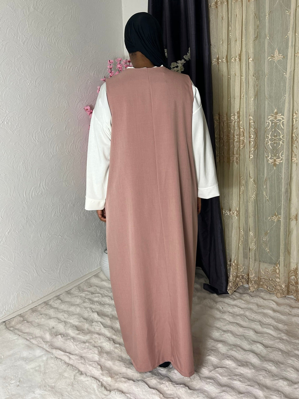 Robe sans manches avec poches