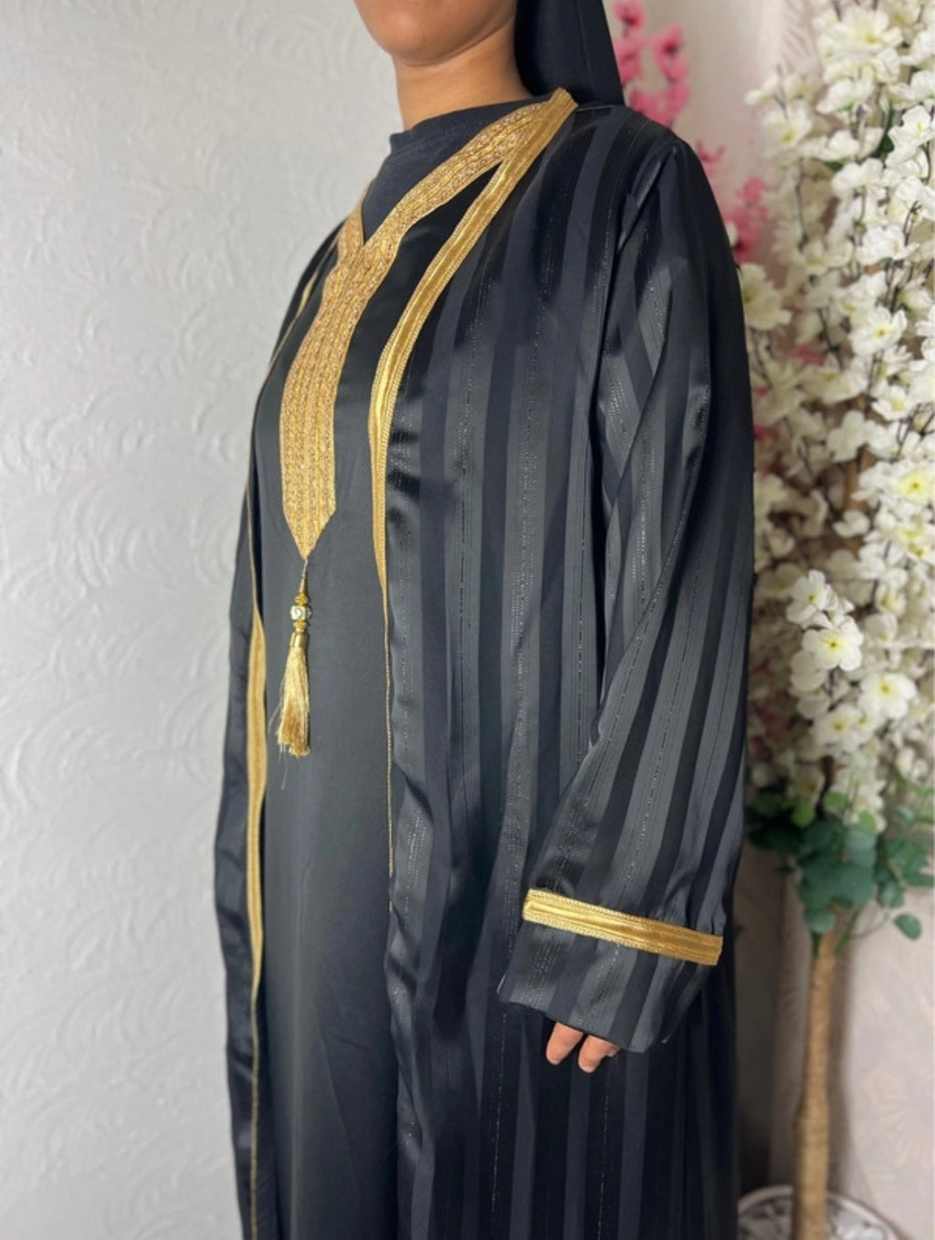 Robe longue création émirati fait main