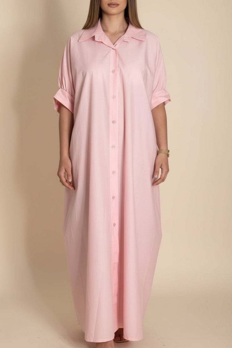 Robe chemise longue