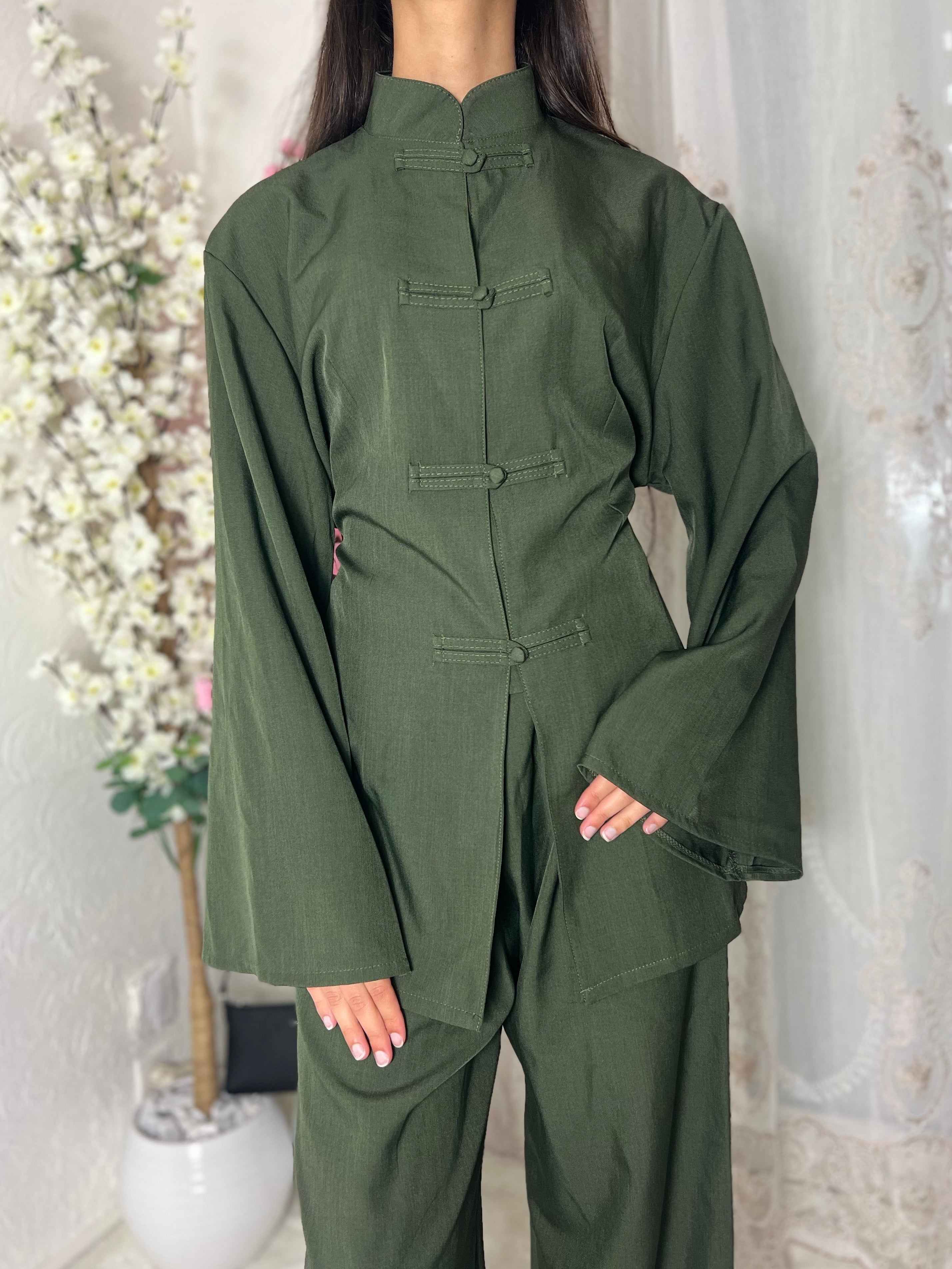 Ensemble deux pièces Style Asiatique