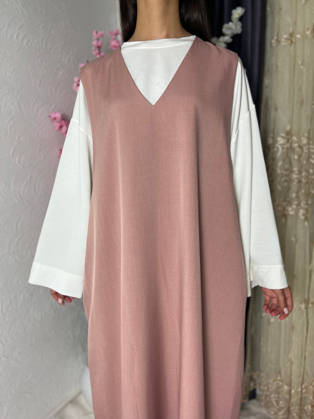 Robe sans manches avec poches