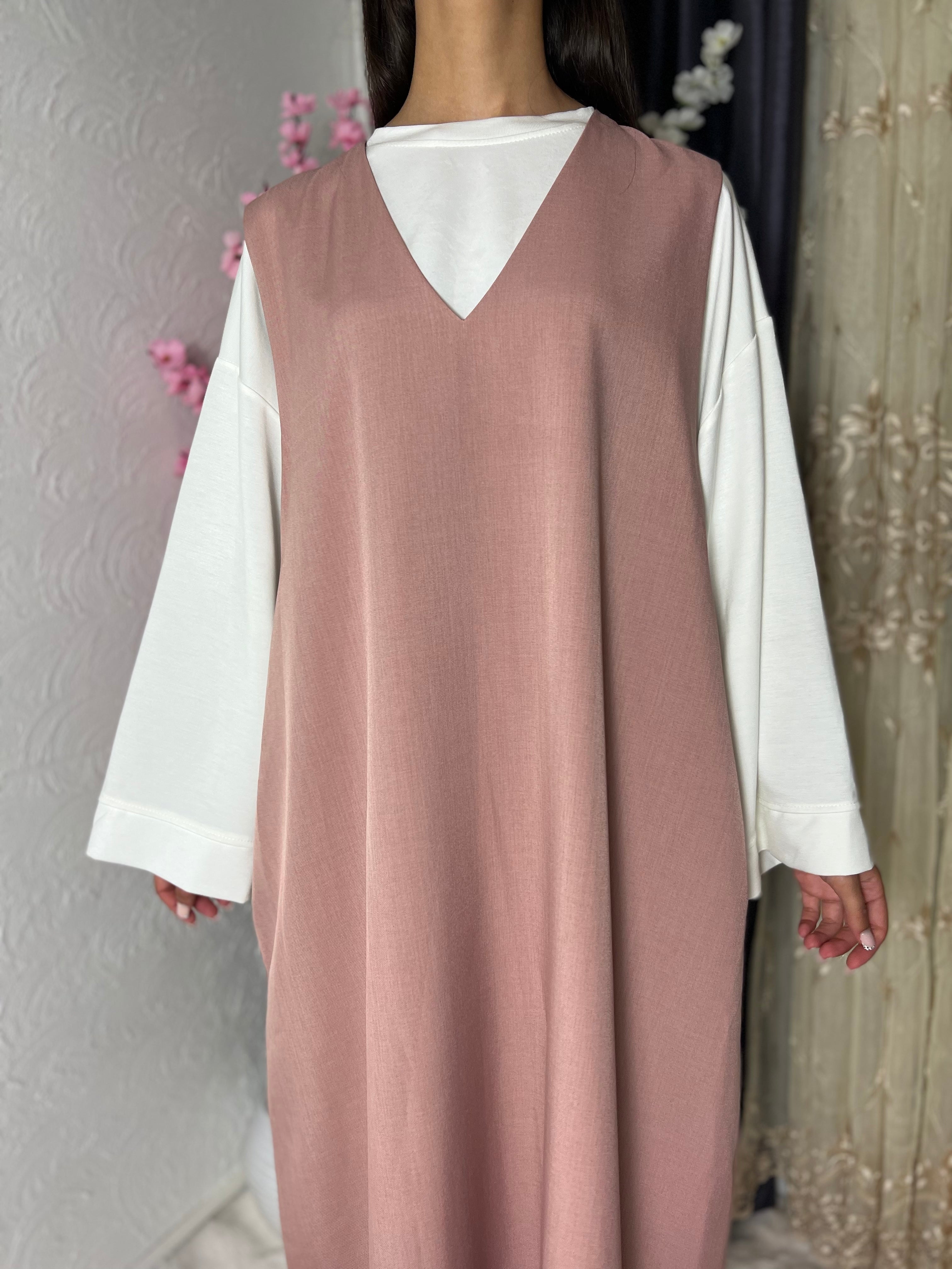 Robe sans manches avec poches