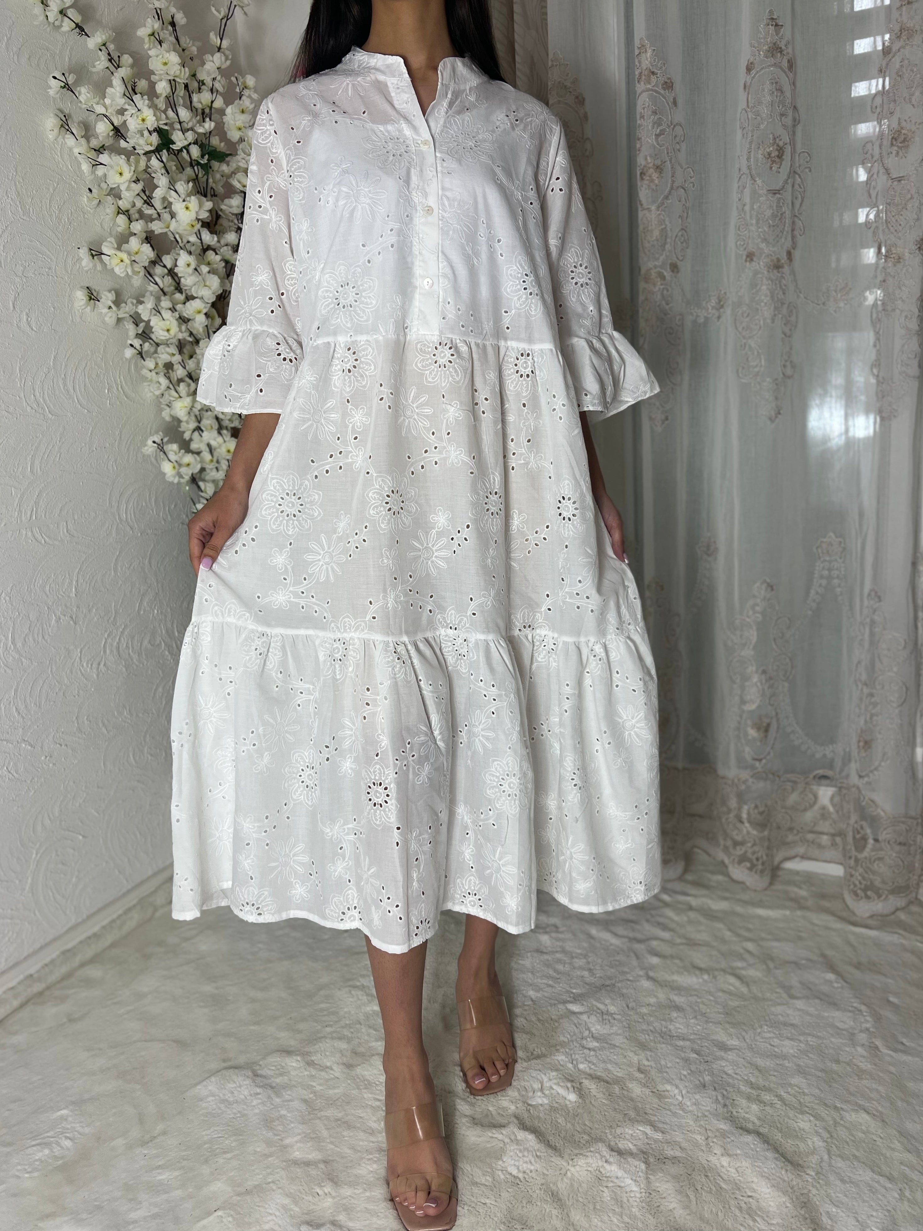 Robe bohème doublée