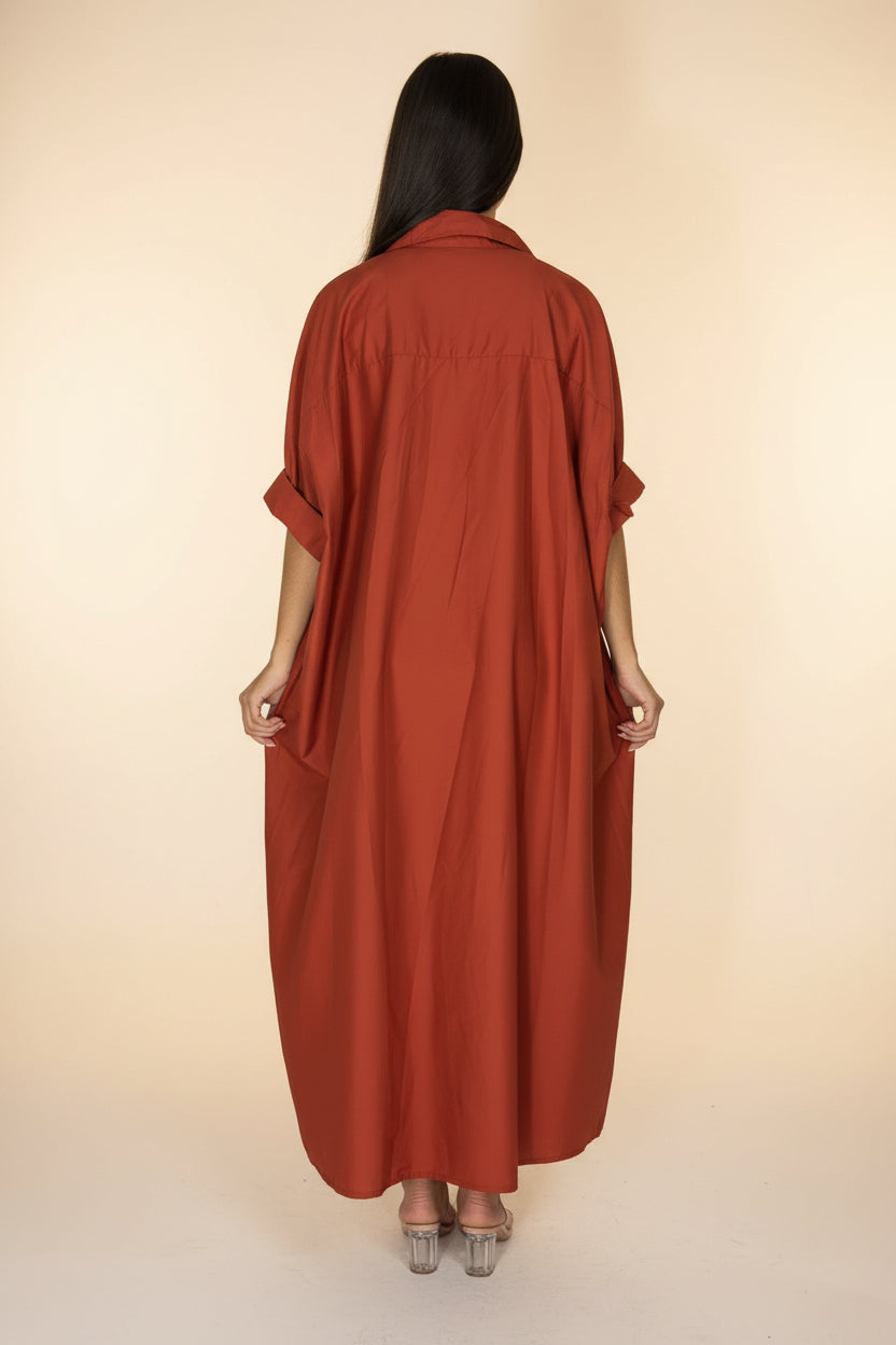 Robe chemise longue